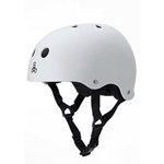 Triple Eight Brainsaver Skateboard Helmet - White Rubber