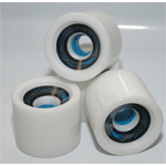 Venom Cannibal Wheels - 72mm 83a Blue Cores White Thane