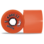 Abec11 ZigZags 70mm Longboard Wheels Orange Plus 89a - Set of 4