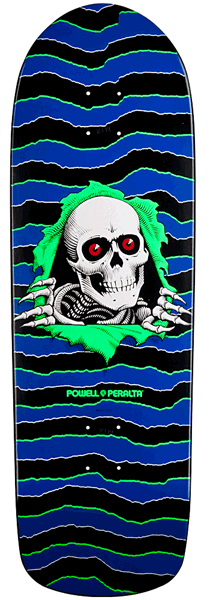 Powell Classic Ripper Skateboard Deck - Blue