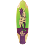 Comet Voodoo Doll ASYMMETRICAL Longboard Skateboard Deck Only